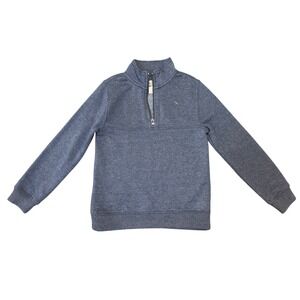 Ocean Coast Boys Blue Heather Quarter Zip Pullover Sweatshirt Size 6